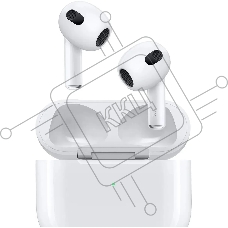 Гарнитура вкладыши Apple AirPods 3 A2565/A2564/A2897 Lightning белый беспроводные bluetooth в ушной раковине