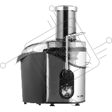 Соковыжималка Centek CT-1212 (черный/сталь) 1200Вт, 2 скор., стакан 1100 мл, горловина 75мм