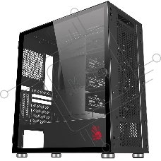 Компьютерный корпус Bloody BD-CC119 черный без БП ATX 7x120mm 2xUSB3.0 audio bott PSU