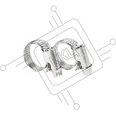 Хомут стальной червячный 12-20 (Россия) Rexant 07-0612