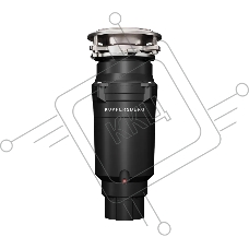 Измельчитель отходов Kuppersberg WSS 550 B, High-Tech, мощность 550 Вт, 3400-3800 об/мин, защита от перегрева, авто выключение, DC мотор, уровень шума 75 дБ, черный