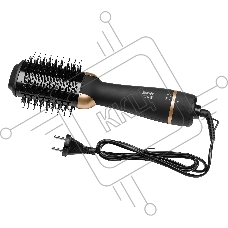 Фен-щётка BBK BHC3500 черный/шампань, 1200 Вт