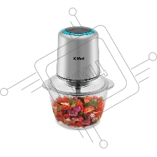 Измельчитель электрический Kitfort КТ-3510 1л. 300Вт стальной