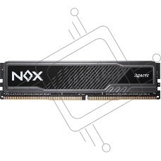 Оперативная память Apacer Nox, DDR4, 8GB (1x8 GB), 3600 MHz, CL18, радиатор, черный
