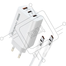 Сетевое зарядное устройство DEFENDER (83681) СЗУ UPС-60 65W, USB A+C+С, кабель Type-C