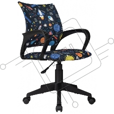 Кресло детское Бюрократ BUROKIDS 1 мультиколор камни крестов. пластик