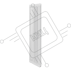 Дизайн-радиатор Royal Thermo Insignia VC3180 - 10 секц. RAL9016