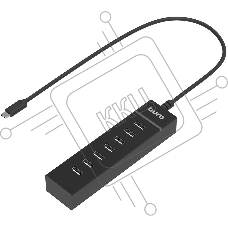 Разветвитель USB-C Buro BPH-C-P107 7порт. черный