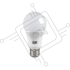 Лампа светодиодная ИЭК LLE-A60-7-230-40-E27 ECO A60 7Вт грушевидная 4000К белый E27 633лм 230-240В