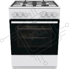 Плита газовая Gorenje GG6A10WFFM белый, конфорок 4 шт, духовка 72 л, 60 см x 85 см x 60 см