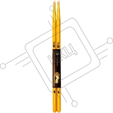 Барабанные палочки STAGG SHV5A GD деревянные, American Hickory 5A, материал орех, цвет Gold, 2 шт., подобранная пара по весу, цвету и звучанию, размеры (в упаковке) 410х20х20 мм, вес (в упаковке) 0,1 кг