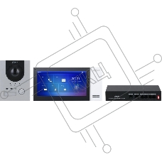 Комплект домофона Dahua DHI-KTP01L(S) черный