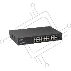 Коммутатор Бастион SKAT PoE-16E-2G-1S, 16×100 Мбит/с PoE+ + 2×1 Гбит/с Uplink/SFP, неуправляемый
