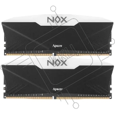 Оперативная память Apacer Nox, DDR4, 16GB (2x8GB), 3600MHz, CL18, UDIMM, с радиатором, черный, RGB
