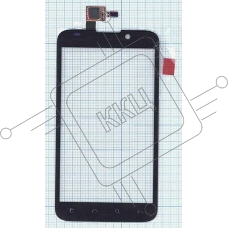 Сенсорное стекло (тачскрин) для Alcatel OT-995. черное