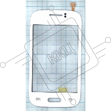 Сенсорное стекло (тачскрин) для Samsung Galaxy Young GT-S6310 GT-S6312, белое