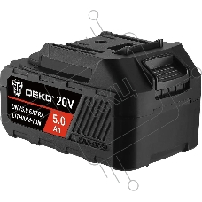 Батарея аккумуляторная Deko UNV5.0 EXTRA 20В, 5Ач, Li-Ion, 063-4497