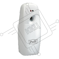 Освежитель воздуха автоматический puff-6110 белый, флакон EUR0 300 мл или 250 мл, 9х10х22 см