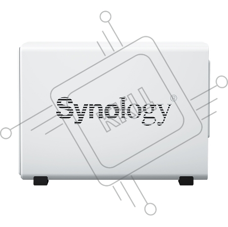 СХД настольное исполнение SYNOLOGY 2BAY NO HDD DS223J