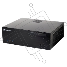 Компьютерный корпус HTPC Silverstone Grandia GD04B <Black, mATX, USB3.0, Audio, без БП>