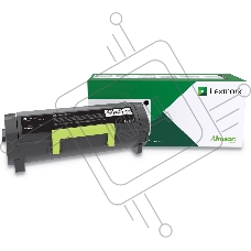 Картридж лазерный Lexmark чёрный для MS521, MS621, MX521, MX522, MX622 25000 стр.