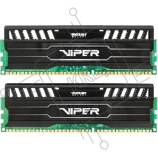 Оперативная память Patriot Viper 3, DDR3, 8GB (2x4 GB), 1600 MHz, CL9, радиатор, черный