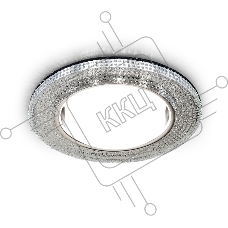 Встраиваемый точечный светильник G290 CH хром/прозрачный GX53+3W(LED WHITE)