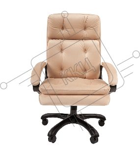 Офисное кресло Chairman 442 ткань T-6 бежевый (черный пластик)