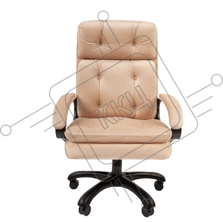Офисное кресло Chairman 442 ткань T-6 бежевый (черный пластик)