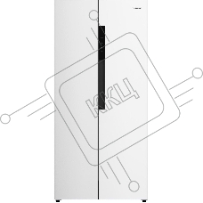 Холодильник Weissgauff WSBS 450 WNF Built-in белый двухкамерный 270/180л морозилка слева, No Frost, Side by Side