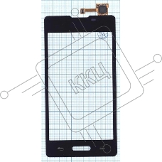 Сенсорное стекло (тачскрин) для LG Optimus L5 II E450 E460, черное