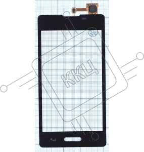 Сенсорное стекло (тачскрин) для LG Optimus L5 II E450 E460, черное