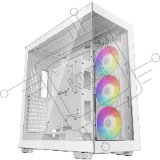 Компьютерный корпус Deepcool CH780 WH белый без БП ATX 2x120mm 1x140mm 2xUSB3.0 audio bott PSU