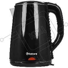 Чайник электрический Sakura SA-2150BK 1.8 л, двойной корпус,черн д
