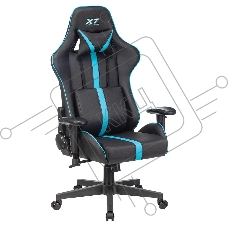 Кресло игровое A4Tech X7 GG-1200 черный/голубой искусственная кожа крестовина пластик Кресло игровое A4Tech X7 GG-1200 черный/голубой искусственная кожа крестовина пластик