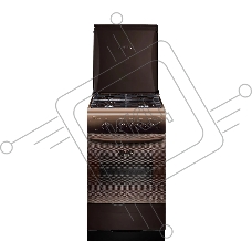 Газовая плита Gefest CG 50М04 К19 коричневый, конфорок 4 шт, духовка 42 л, 50 см x 85 см x 57 см