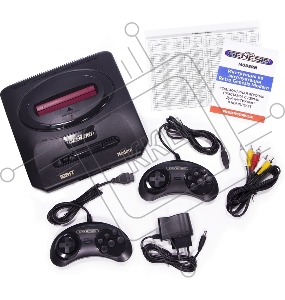 Игровая приставка SEGA Retro Genesis Modern Wireless + 300 игр + 2 беспроводных джойстика 2.4ГГц ConSkDn93 [568057]