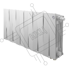 Радиатор биметаллический Royal Thermo PianoForte 300 белый VR80 - 12 секц.