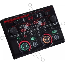 Настольный двухтрековый стереолупер BOSS RC-202 Loop Station с 64 ячейками памяти (8 банков). 8 эффектов одновременно (4 Input FX + 4 Track FX), 17 ритм-паттернов. Входы: XLR (фантом +48 В), инструментальный, AUX. USB/MIDI, поддержка футсвитчей. Размер