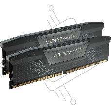 Оперативная память Corsair Vengeance, DDR5, 16GB (2x8 GB), 5200 MHz, CL40, радиатор, чёрный