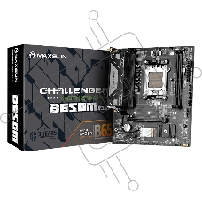 Материнская плата MAXSUN MS-Challenger B650M WIFI, AM5, B650, 2*DDR5, 3*SATA3, M.2, 4*USB 3.2, 2*USB 2.0, 1*PCIEx16, 1*PCIEx1, DP+HDMI, mATX