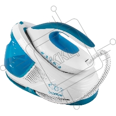 Парогенератор электрический ENDEVER Delta-450, белый/голубой, мощность 2800 Вт, подача пара 150 г/мин, макс. пар удар до 400 г/мин, 2 шт/уп