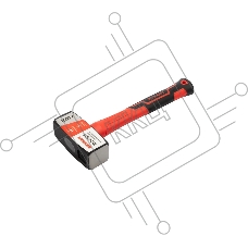 Кувалда Rexant 12-8131 с фибергласовой обрезиненной рукояткой, 1500 г