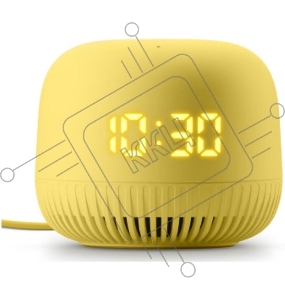 Умная колонка VK Капсула Нео, 5Вт, с голосовым ассистентом Маруся, с LED-часами, жёлтый (VKSP11YL)