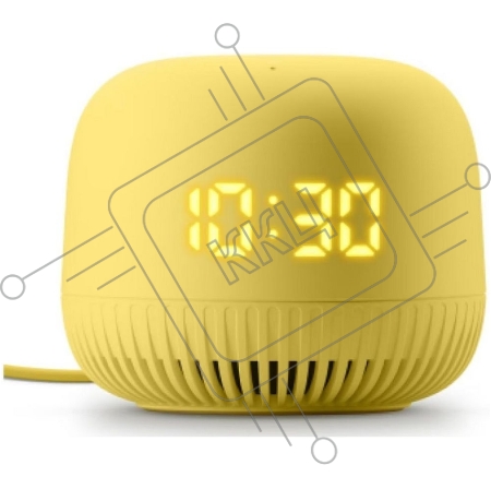 Умная колонка VK Капсула Нео, 5Вт, с голосовым ассистентом Маруся, с LED-часами, жёлтый (VKSP11YL)