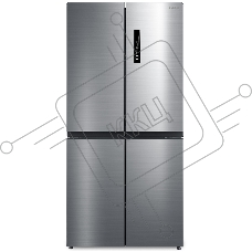 Холодильник Бирюса CD 466 I нержавеющая сталь трехкамерный инвертер 297/153 л морозилка снизу, No Frost, Side-by-Side