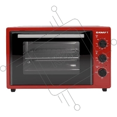 Мини-печь KRAFT KN-MO 3900 FR красный