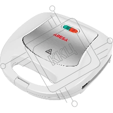 Сэндвичница Aresa AR-1205. 750 Вт. Термостойкий пластик со вставками из хромированной стали. Две сэндвичные формы.