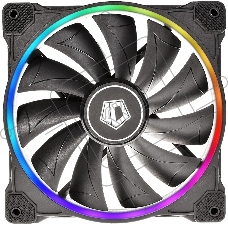 Вентилятор для корпуса ID-COOLING ZF-14025-ARGB 140x140x25мм (60шт./кор, Пульт управления, PWM, Low Noise, резиновые углы, Addresable RGB, 800-1600об/мин)  BOX