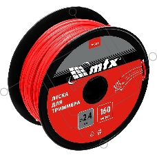 Леска для триммера звезда 2,4 мм х 160 м, на катушке MTX